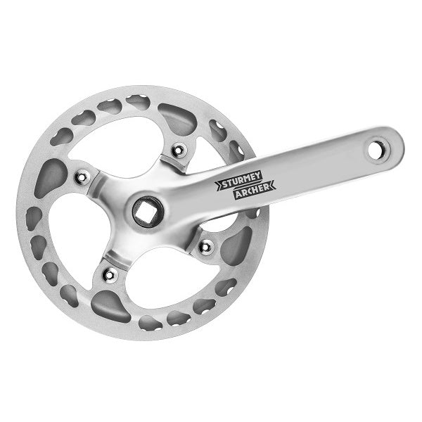 Crankstel 44T Sturmey Archer FCS742 voor 3/32"ketting - 170mm - voor vierkante as - zilver