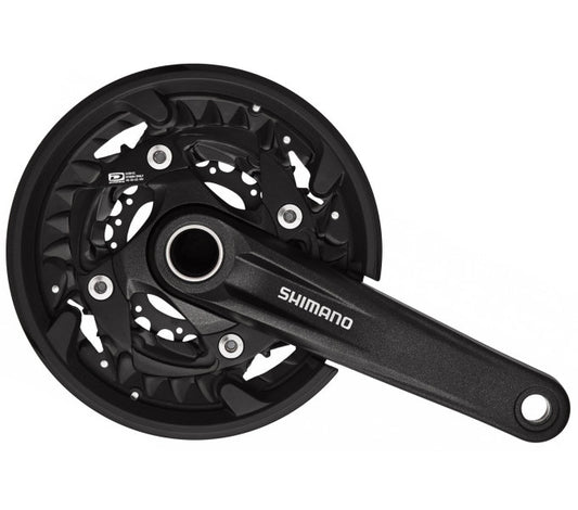 Crankstel MTB 3 x 10 speed Shimano FC-MT500 met 175mm crankarm/40-30-22T - zwart