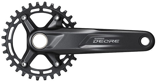Crankstel 10/11-speed Shimano Deore FC-M5100-1 - 30 tands - 175 mm - zwart