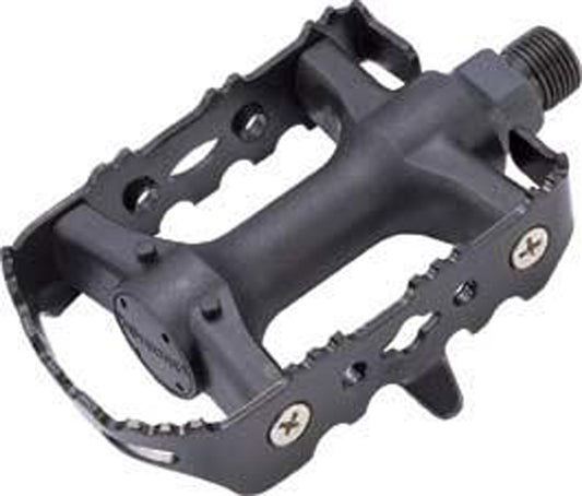 Pedaalset Marwi SP-931S kunststof met stalen frame - zwart (blisterverpakking)