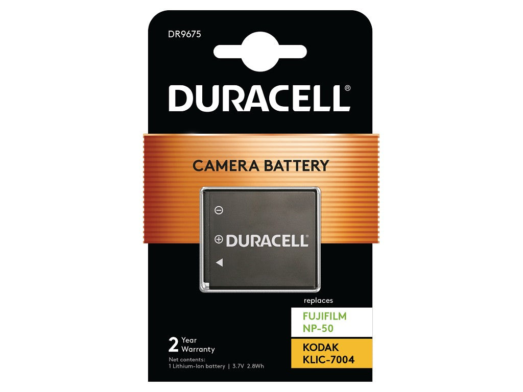 Duracell Li-Ion Akku 770 mAh for Fujifilm NP-50 Pentax D-LI68