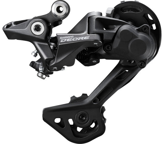 Achterderailleur 10/11-speed Shimano Deore M5120 SGS - directe montage - zwart