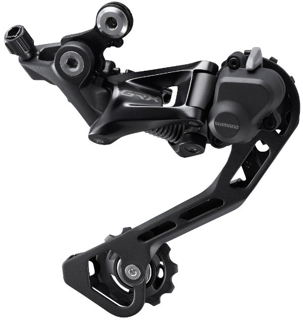 Achterderailleur 10-speed Shimano GRX RD-RX400 top normal - direct mount - Zwart