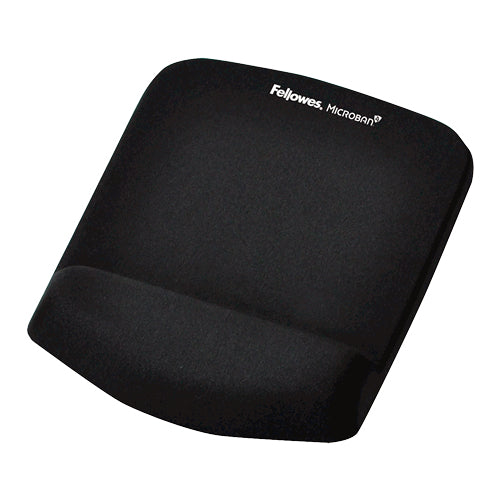 Fellowes Plushtouch Mousepad Wrist Support black