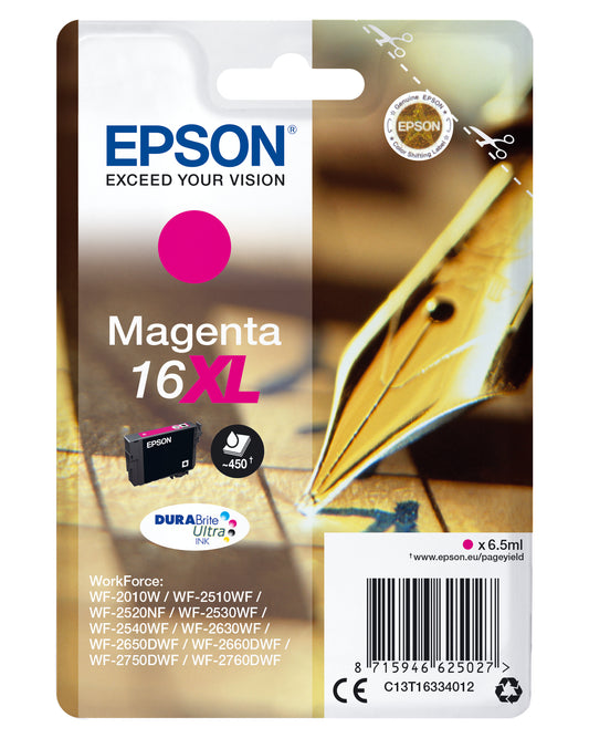 Epson ink cartridge XL magenta DURABrite Ultra T 163     T 1633