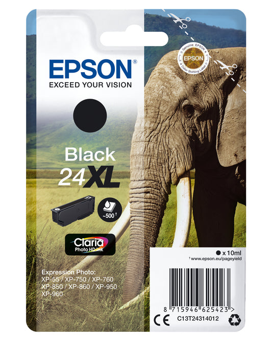 Epson ink cartridge XL black Claria Photo HD T 243     T 2431