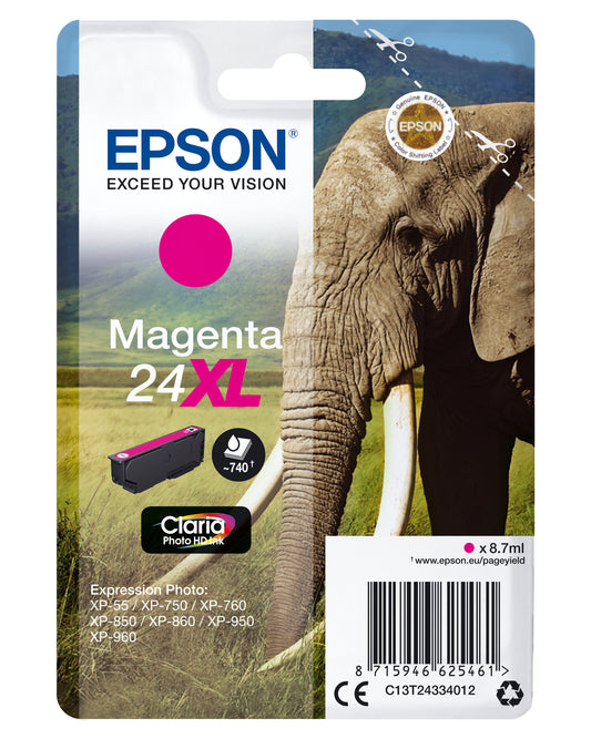 Epson ink cartridge XL magenta Claria Photo HD T 243     T 2433