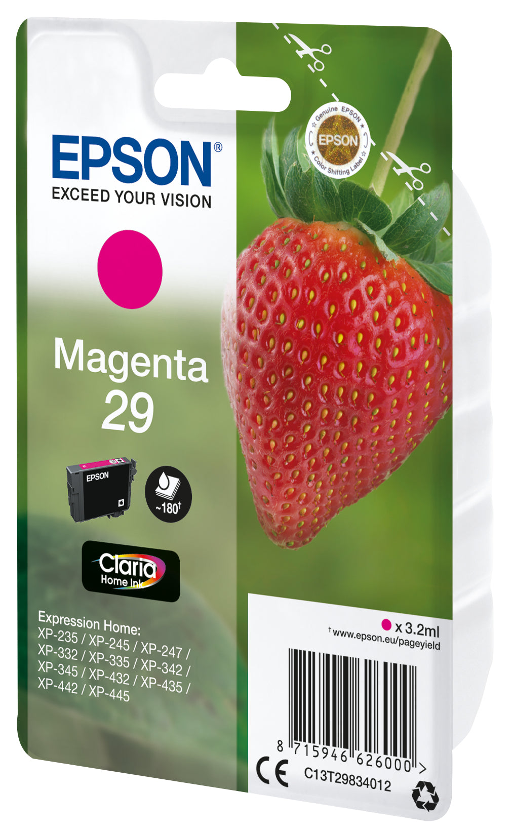 Epson ink cartridge magenta Claria Home 29            T 2983