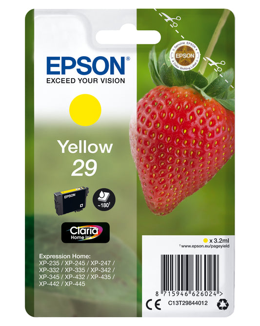 Epson ink cartridge yellow Claria Home 29            T 2984