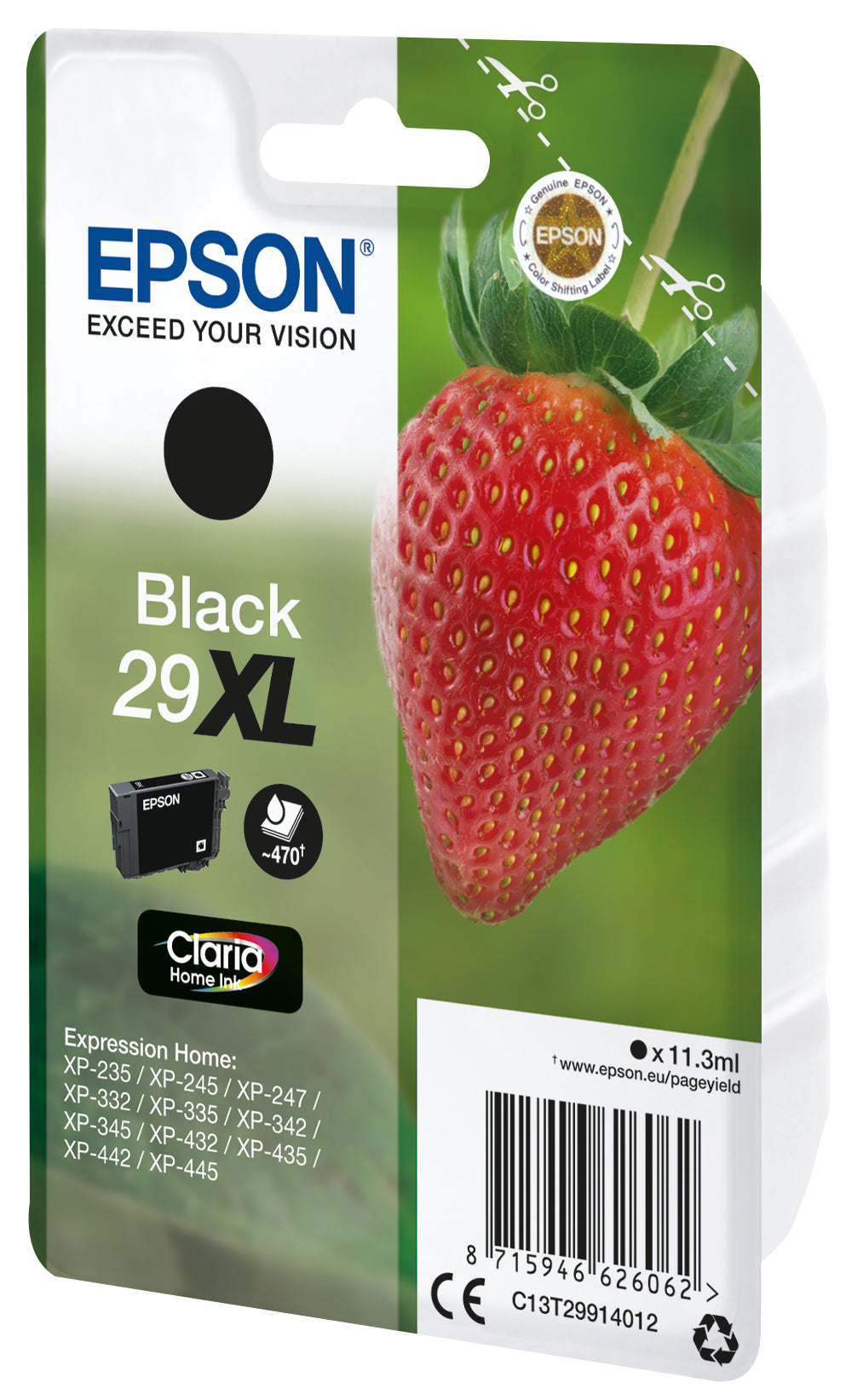 Epson ink cartridge XL black Claria Home 29            T 2991