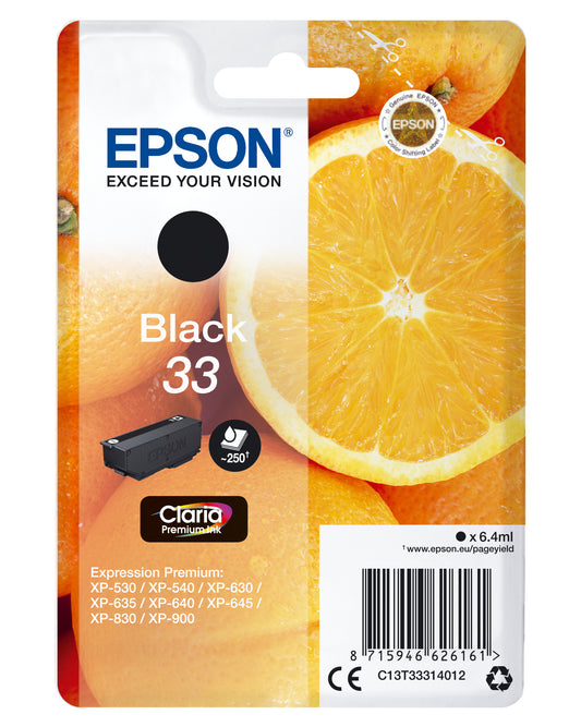 Epson T333140 orig zwart 6,4ml