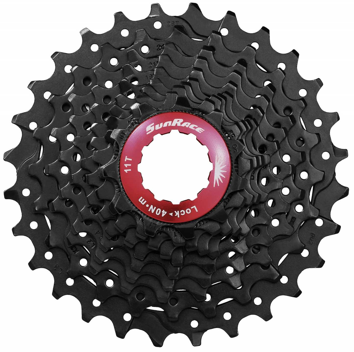 Cassette 10 speed Sunrace CSRX0  11-32T - zwart