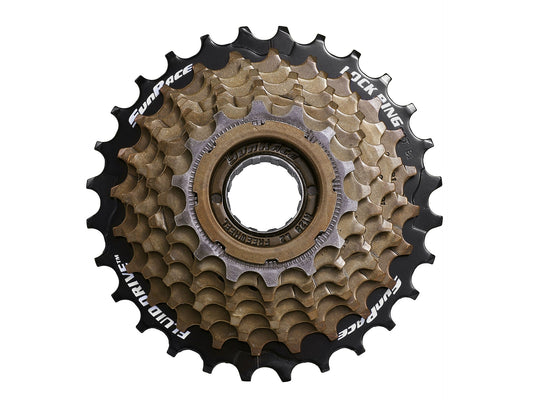 Freewheel 7 speed Sunrace MFM2A 14-28 tands - zink