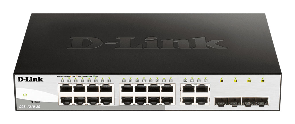D-Link DGS-1210-20/E 20-Port Layer2 Smart Managed Gb Switch