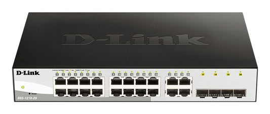 D-Link DGS-1210-20/E 20-Port Layer2 Smart Managed Gb Switch