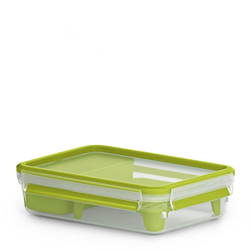 Emsa Clip&Go Brunchbox 518099 1,2l Transparent/Green