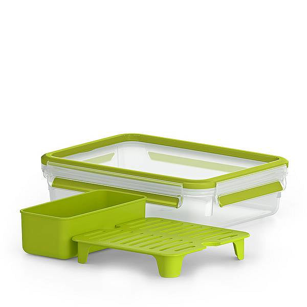 Emsa Clip&Go Brunchbox 518099 1,2l Transparent/Green