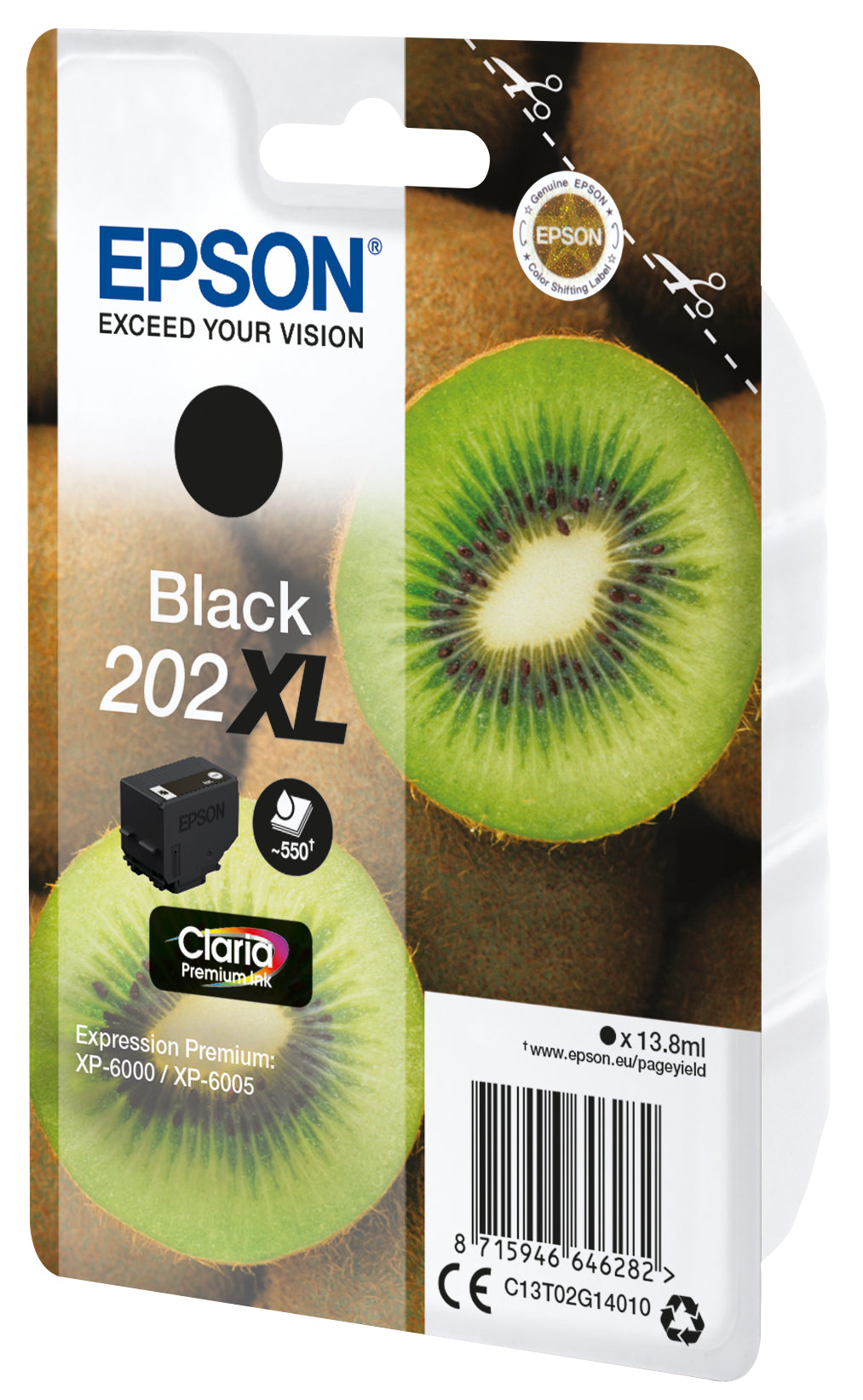 Epson ink cartridge black Claria Premium 202 XL     T 02G1