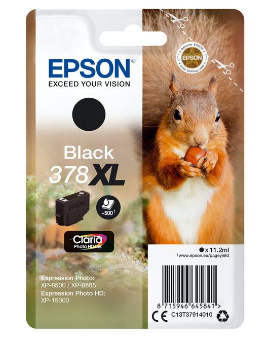 Epson ink cartridge black Claria Photo HD 378 XL    T 3791