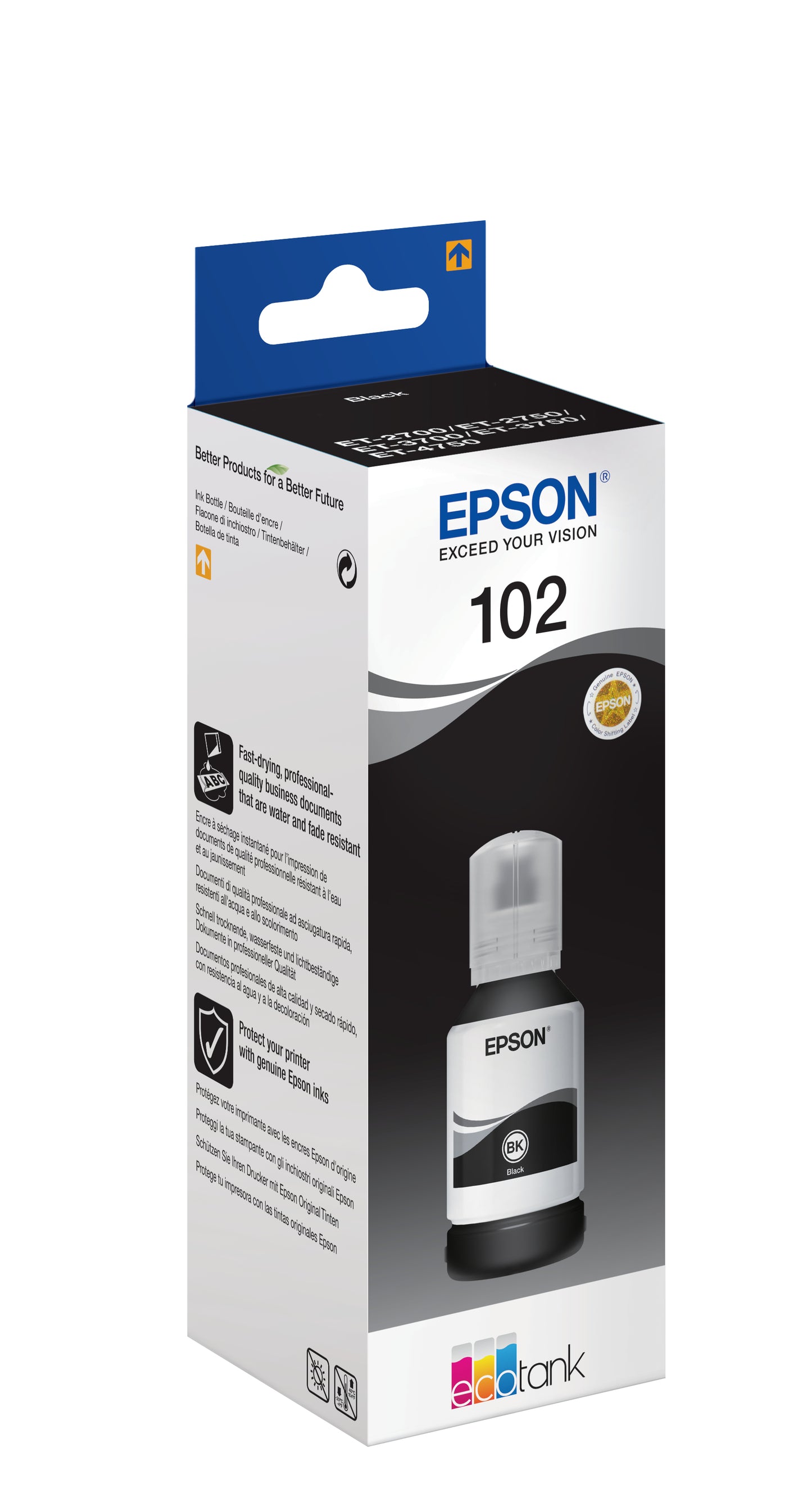 Epson EcoTank black T 102 127 ml              T 03R1