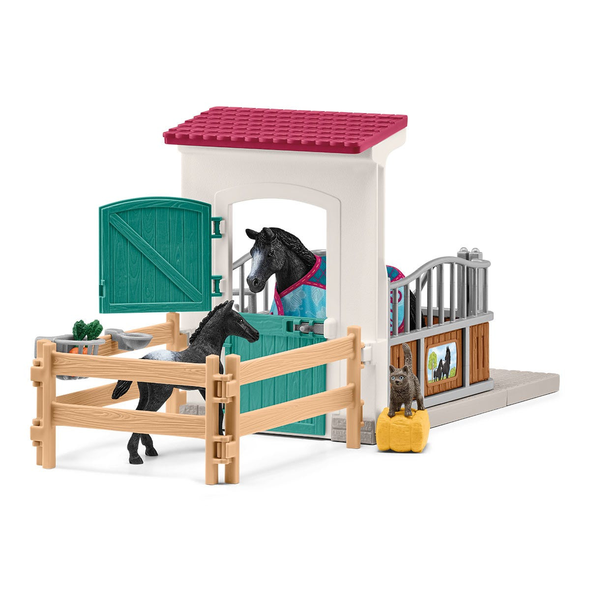 Schleich Horse Club     42611 Horse Box with Mare and Foal