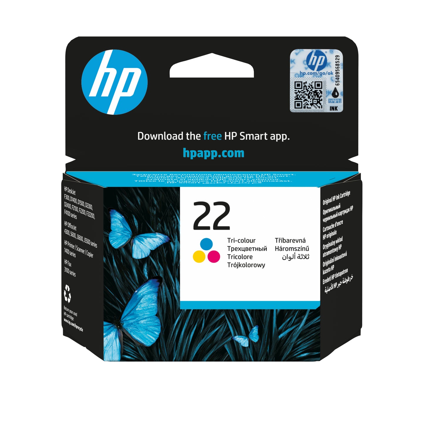 HP C 9352 AE ink cartridge color No. 22