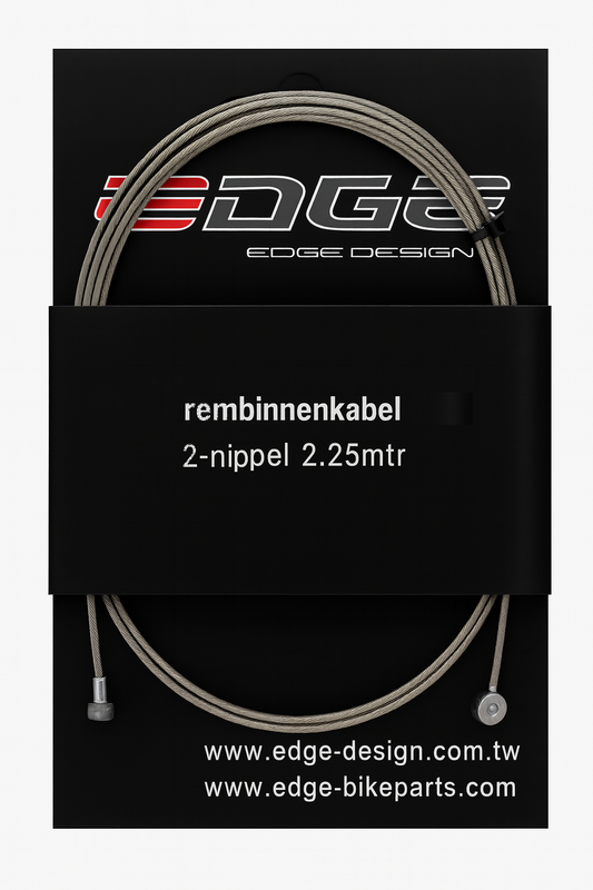 Rem binnenkabel Edge 2250 mm met 2 nippels