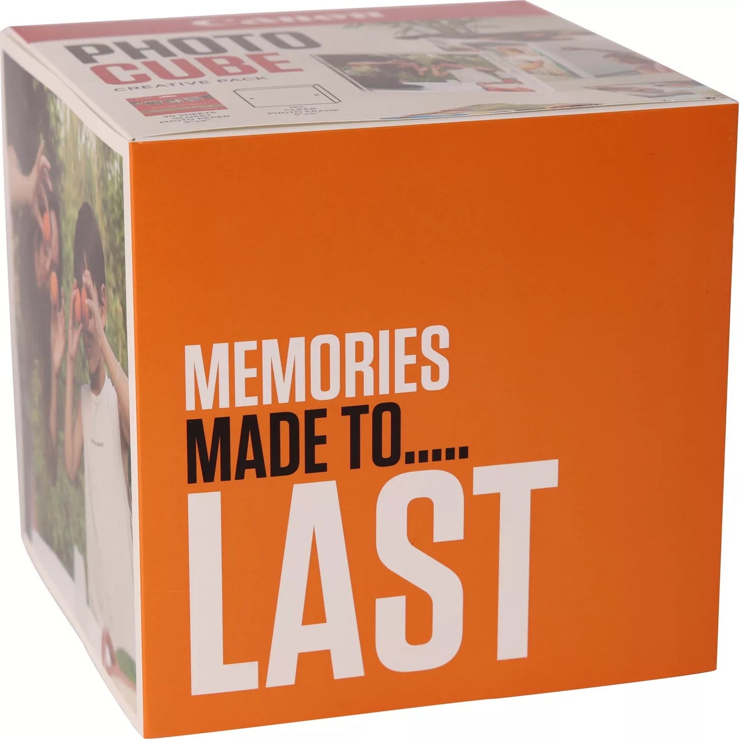 Canon PP-201 13x13 cm Photo Cube Creative Pack White Orange 40 sh