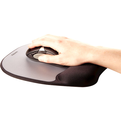 Fellowes Memory Foam Mousepad Wrist Support sw