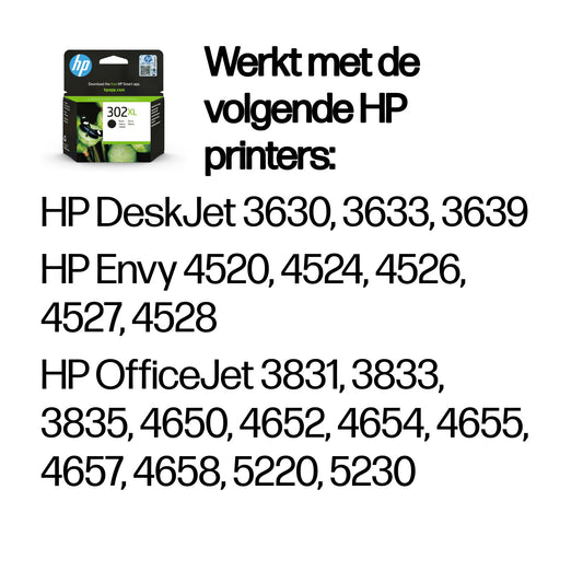 HP F6U68AE ink cartridge black No. 302 XL