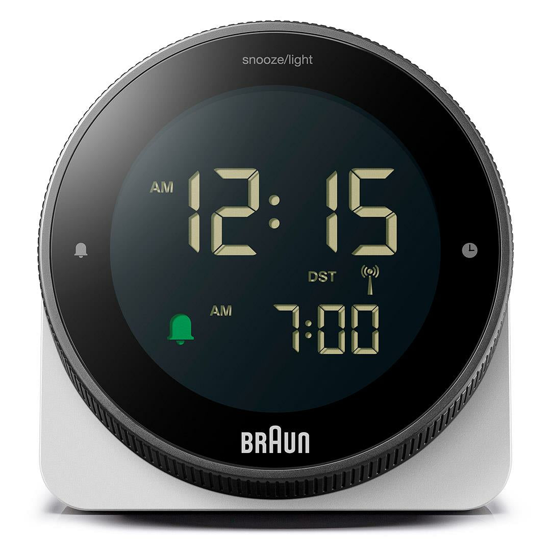 Braun BC 24 W DCF Radio alarm clock white