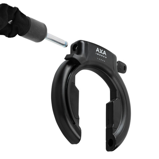Ringslot Axa Imenso Large Retractable - zwart