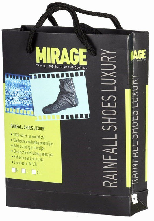 Regenschoenen Mirage Rainfall  Luxury XL - zwart