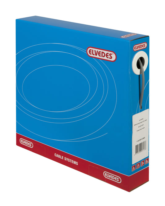Rem buitenkabel Elvedes met teflon voering ø5,0mm / 30 meter - grijs (30 meter in doos)