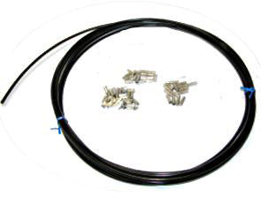 Schakel buitenkabel Shimano SIS - zwart (rol 7,62 meter)