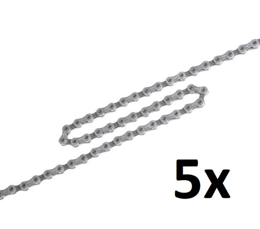 Ketting 9 speed Shimano HG53 Deore/LX/Tiagra - 126 schakels (5 stuks in werkplaatsverpakking)