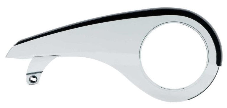 Kettingscherm Axa Scope 2 voor 38 tands tandwielen - lichtgrijs met zwarte rand (winkelverpakking)