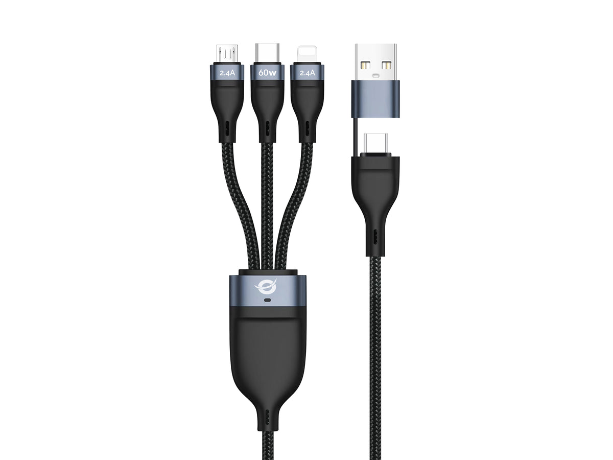 Conceptronic ETTA05B15 3-in-1 USB PD 60W 1.5M