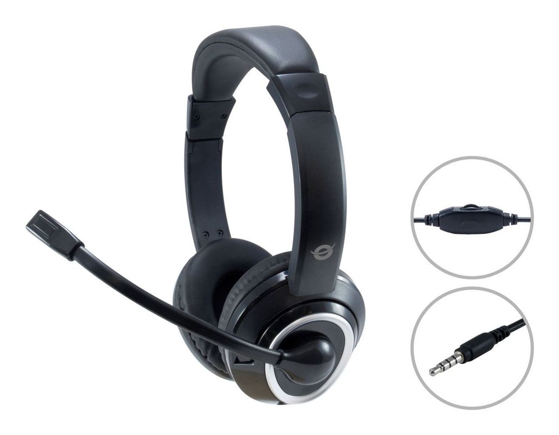 Conceptronic POLONA02B Stereo-Headset