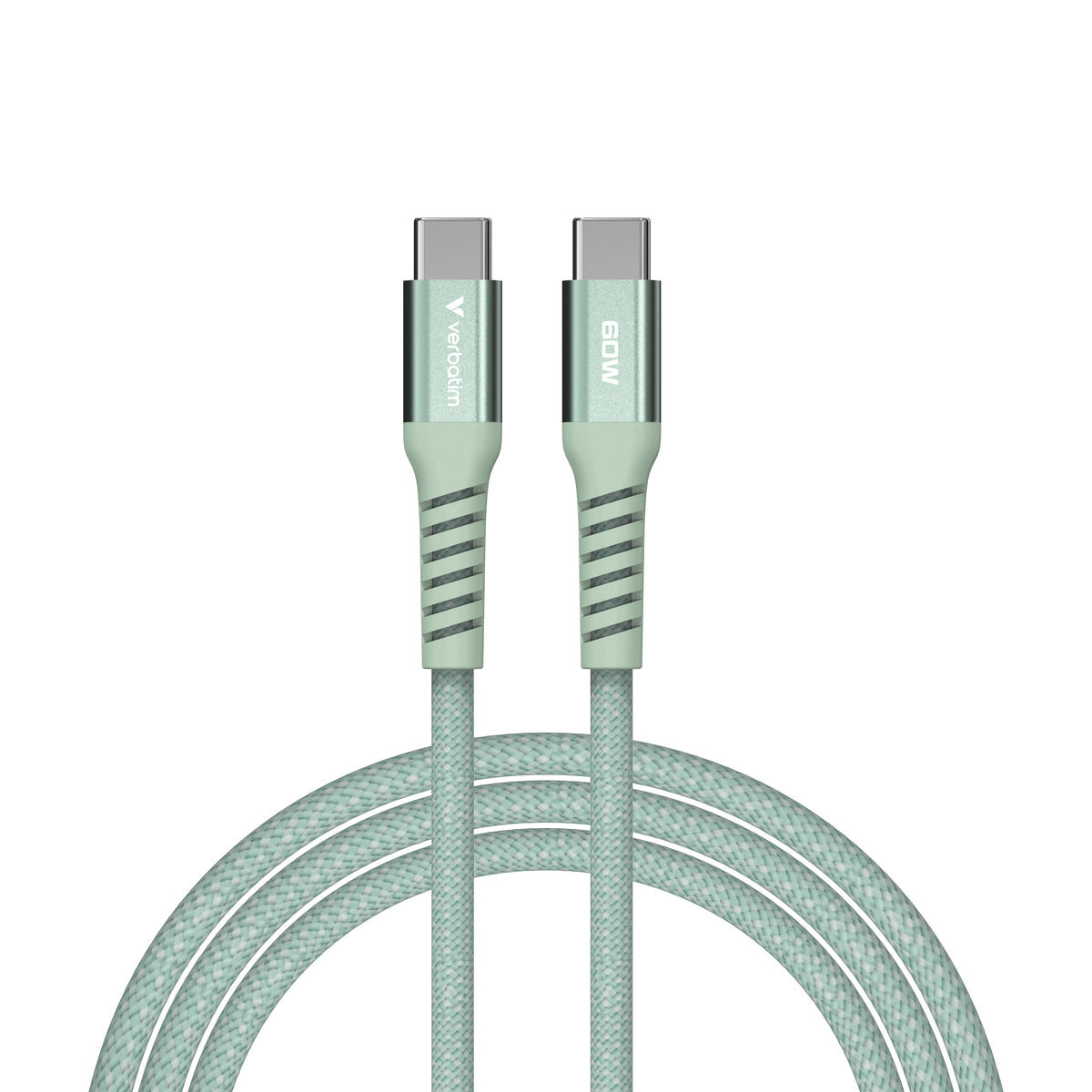 Verbatim Sync&Charge 60W 120cm USB-C/USB-C Magnetic grün  31864