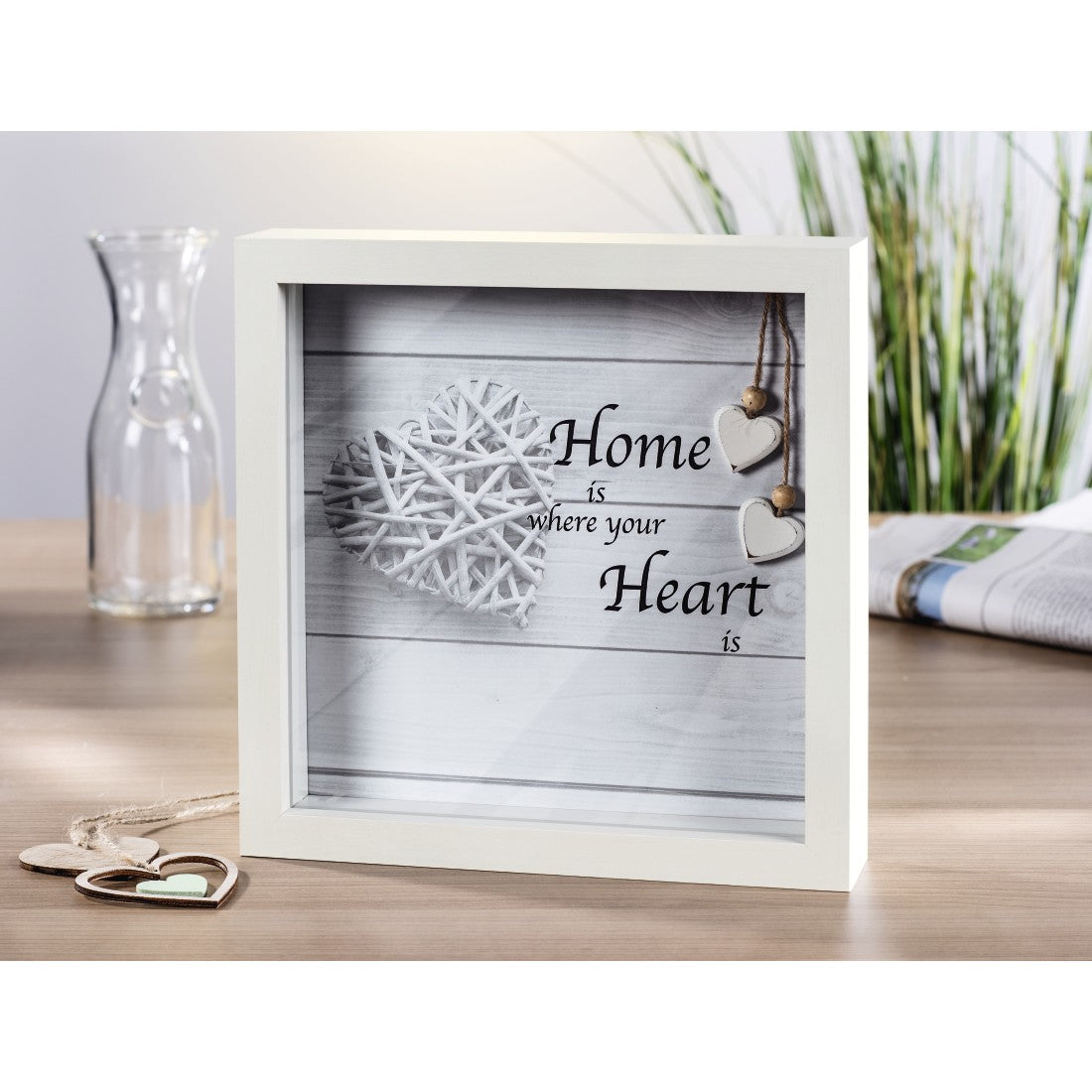 Hama Scala 3D black 23x23 Portrait Wood Passepartout 59773