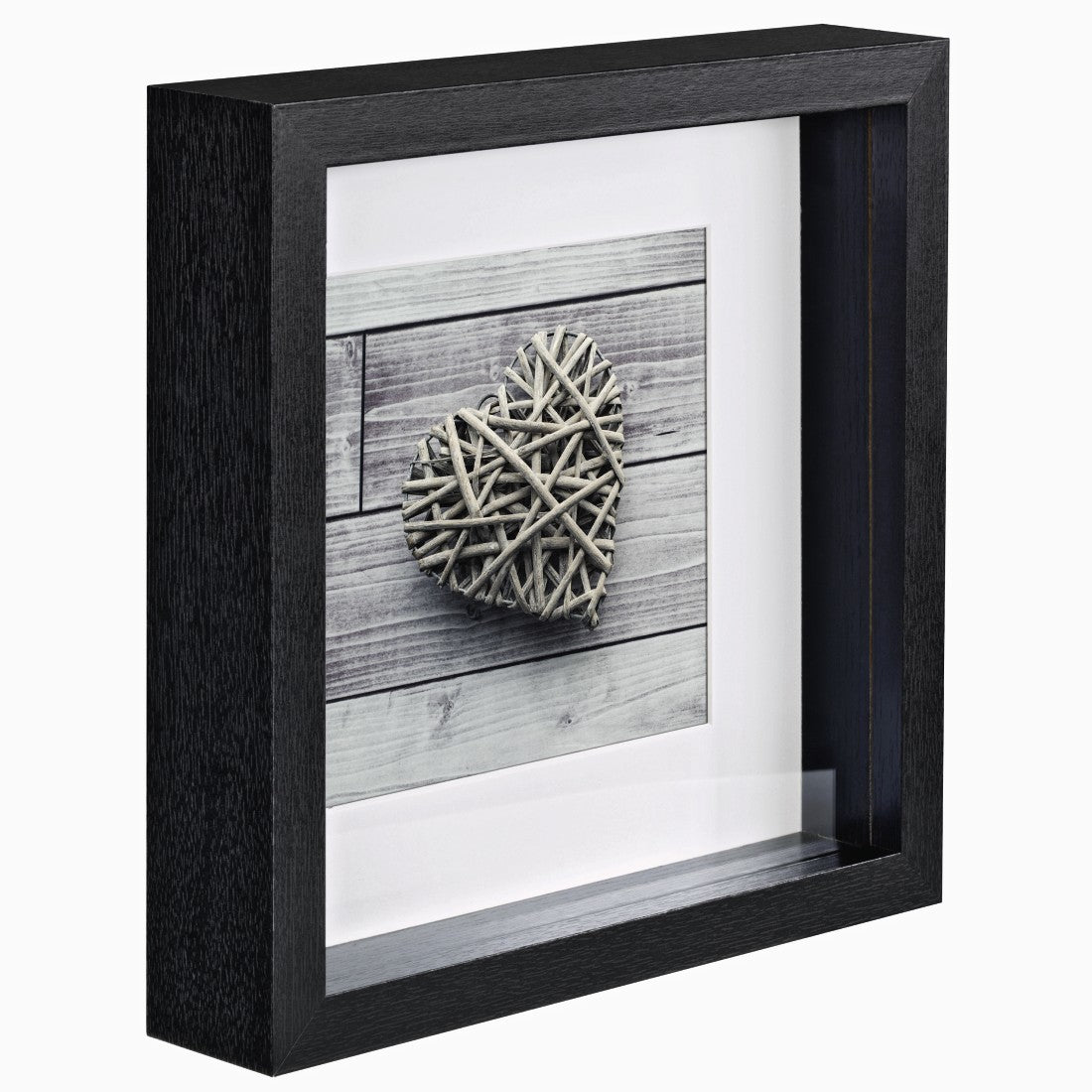 Hama Scala 3D black 23x23 Portrait Wood Passepartout 59773