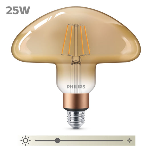 Phi LED cl Mushr GLD D 30W E27