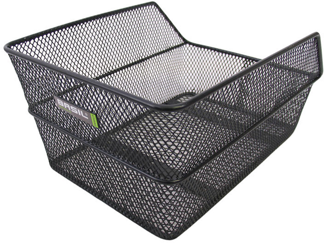 Fietsmand Basil Cento-S 36 x 26 x 18 cm met dragerbevestiging - zwart