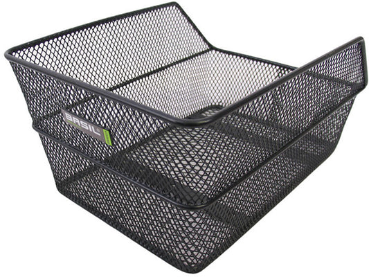 Fietsmand Basil Cento-S 36 x 26 x 18 cm met dragerbevestiging - zwart