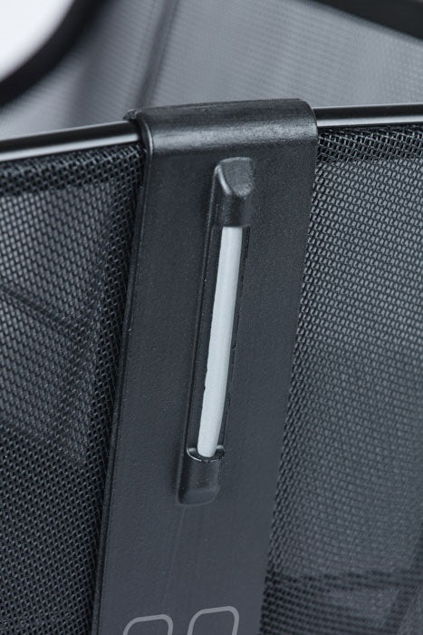 Fietsmand Basil Cento Tech Fiber WSL met bagagedragerbevestiging 21 liter 46 x 34 x 25  cm - solid zwart