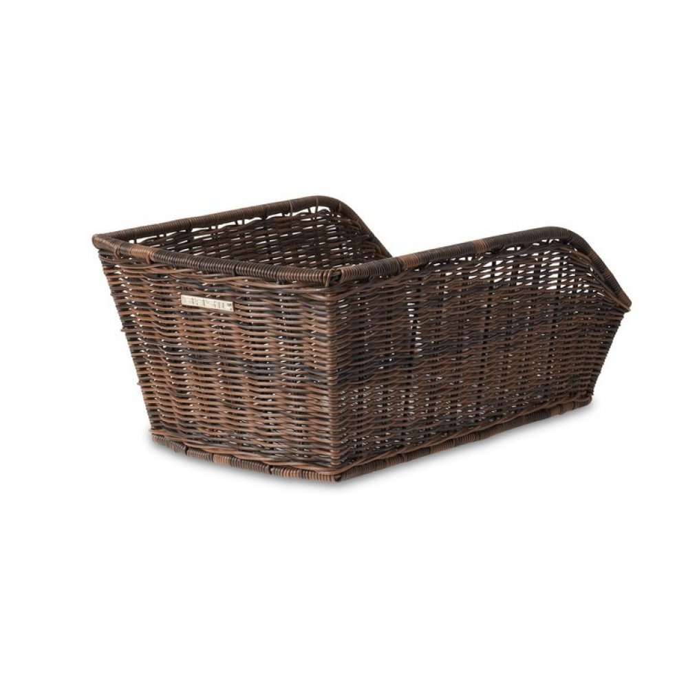 Fietsmand Basil Cento Rattan Look met dragerbevestiging 47 x 34 x 22 cm - nature brown