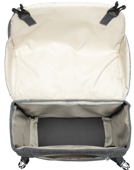 Enkele fietstas New Looxs Mondi Joy Single 18,5 liter 36 x 16 x 32 cm - ivy walnut