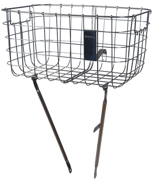 Fietsmand Basil Robin 27 liter 47 x 31 x 25 cm - zilver
