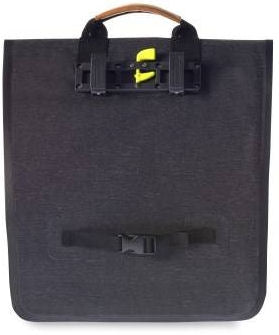 Fietstas Basil Urban Dry Shopper 20 liter 34 x 16 x 48 cm - charcoal melee